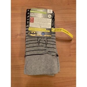 3 Pairs DC Comics Batman Crew Socks Men's Size 9.5-12